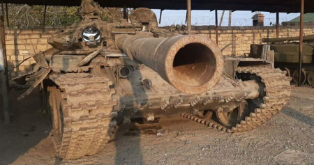 Düşmənin daha bir neçə tankı hərbi qənimət kimi götürülüb - FOTO